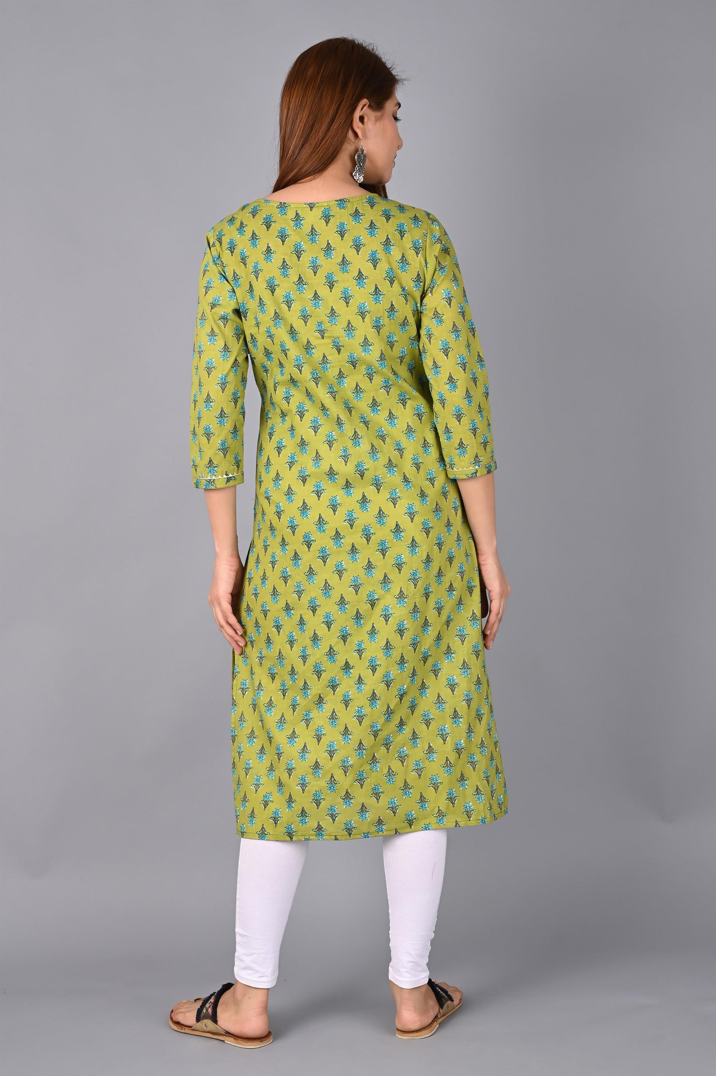 Women's Parrot Green kurta